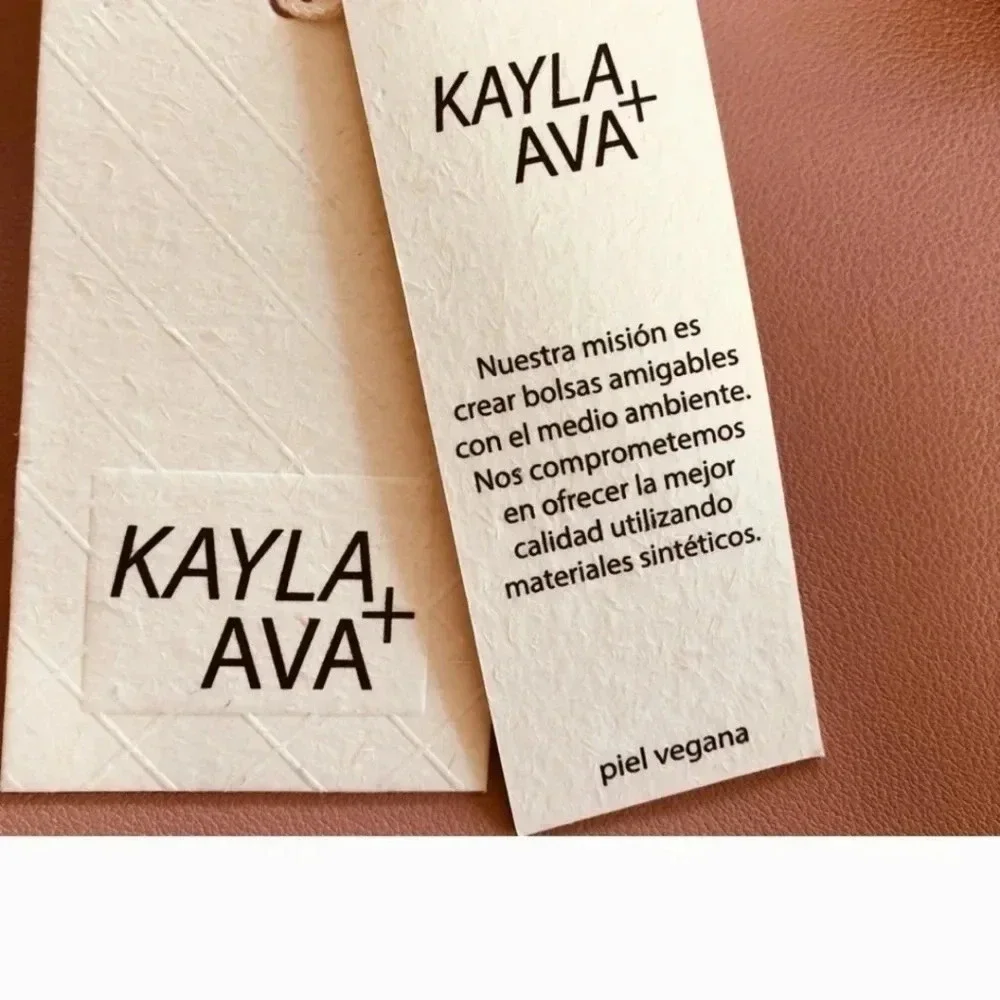 NWT Kayla+Ava dusty pink vegan leather satchel